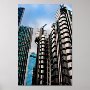 Lloyds Building London England United Kingdom Poster