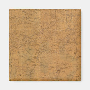 Lloyd's official map of the state of Tennessee Magnet