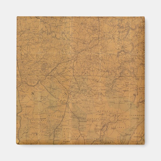 Lloyd's official map of the state of Tennessee Magnet (Front)