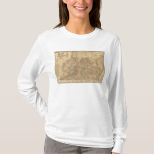 Lloyd's official map of the State of Virginia T-Shirt