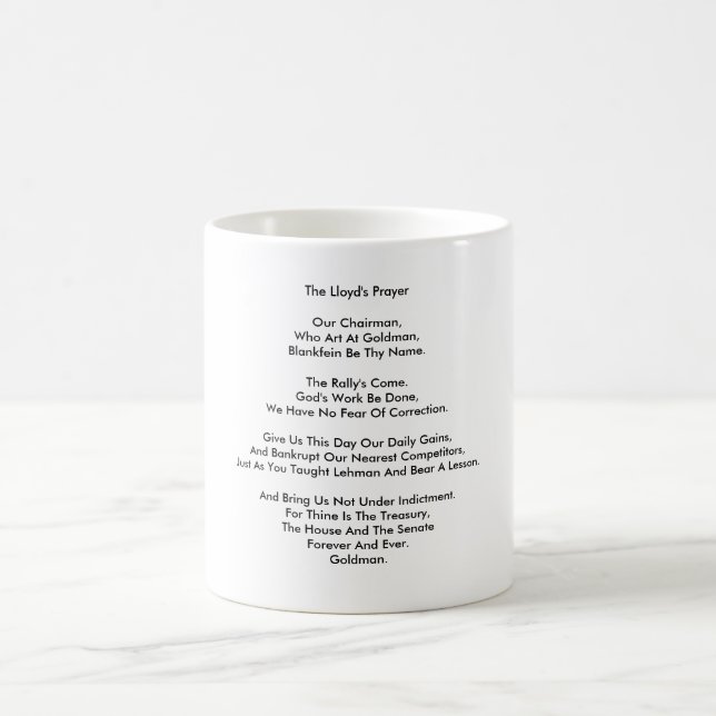 Lloyd's Prayer Mug (Center)