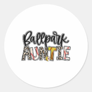 Llpark Auntie Softll Sell Aunt Ller Mother's Day Classic Round Sticker