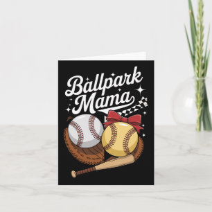 Llpark Mama Sell Softll Mom Sports Mother's Day Mo Card