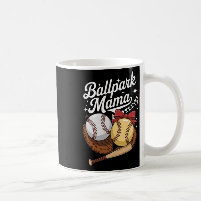 Llpark Mama Sell Softll Mum Sports Mother's Day Mo Coffee Mug (Right)