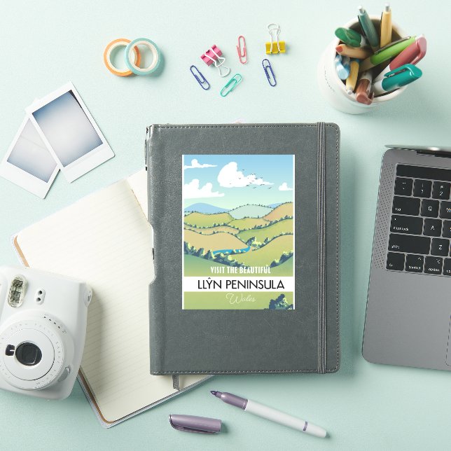 Llŷn Peninsula Wales vacation poster. (iPad Cover)