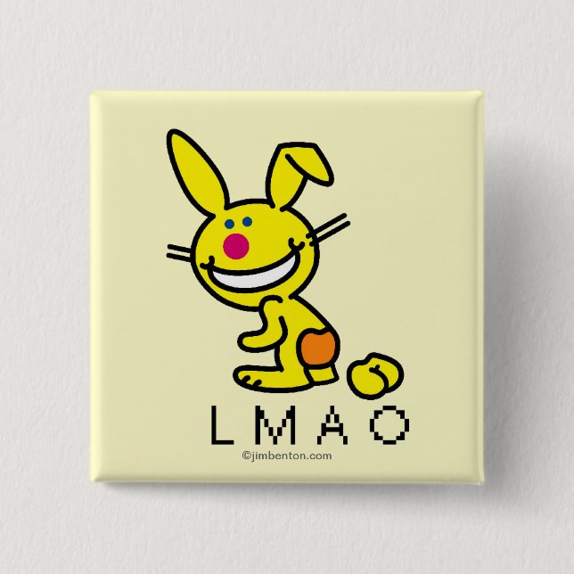 LMAO 15 CM SQUARE BADGE (Front)