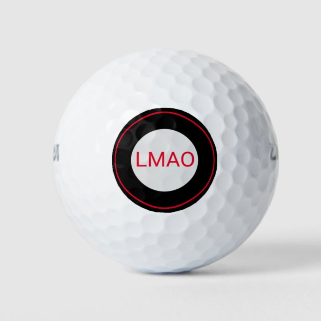 LMAO Humourous Golf Ball (Front)