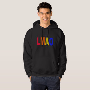 LMAO Internet Buzzwords Slogan Hoodie
