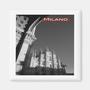 LMD006 MILAN CATHEDRAL, Milan, Italy, Fridge Magnet