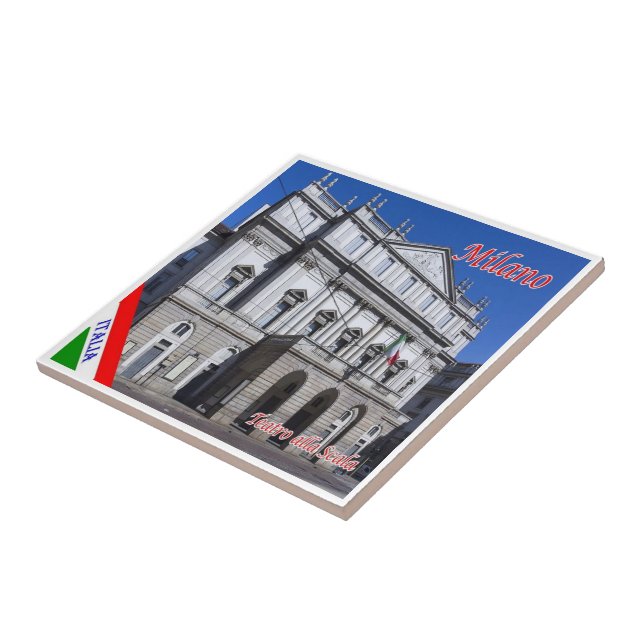 LMD009 MILAN, Theatre alla Scala, Italy, Tile (Side)