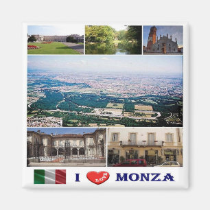 LMD056 MONZA I Love, Mosaic, Fridge Magnet