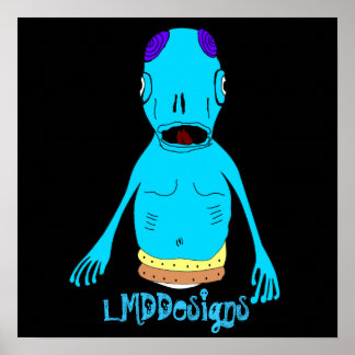 LMDDesigns alien Poster