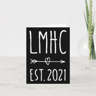 Lmhc Licensed Mental Health Counsellor 2024 Gradua Card