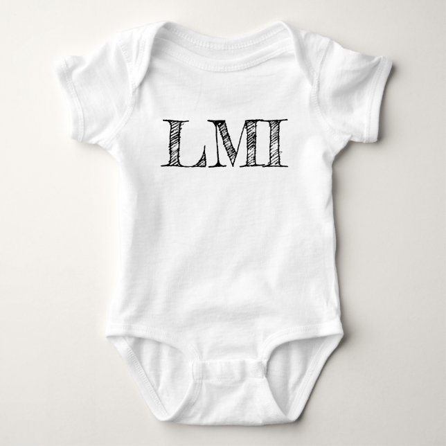 LMI Baby Jersey Bodysuit (Front)