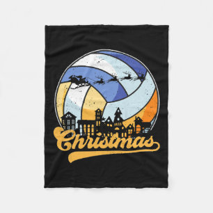Lmko Volleyball Christmas Pajama Merry Xmas Volley Fleece Blanket