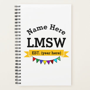 LMSW Gift Licensed Master Social Worker Planner