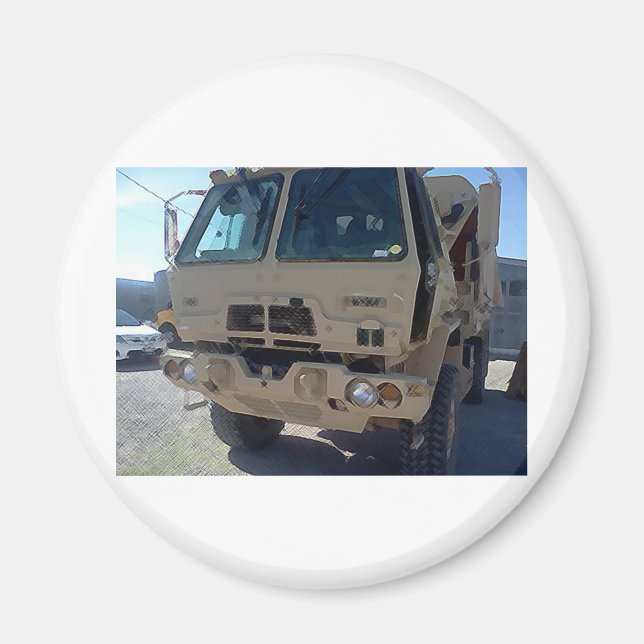 LMTV AMERICAN MILITARY MAGNET (Front)
