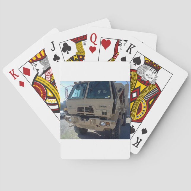 LMTV AMERICAN MILITARY PLAYING CARDS (Back)