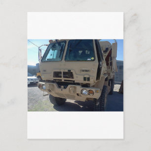 LMTV AMERICAN MILITARY POSTCARD