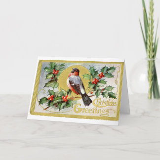 LMU Library Christmas Bird Greeting Card