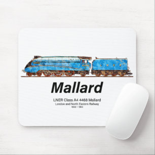 LNER Class A4 4468 Mallard - Fastest Steam Loco Mouse Mat