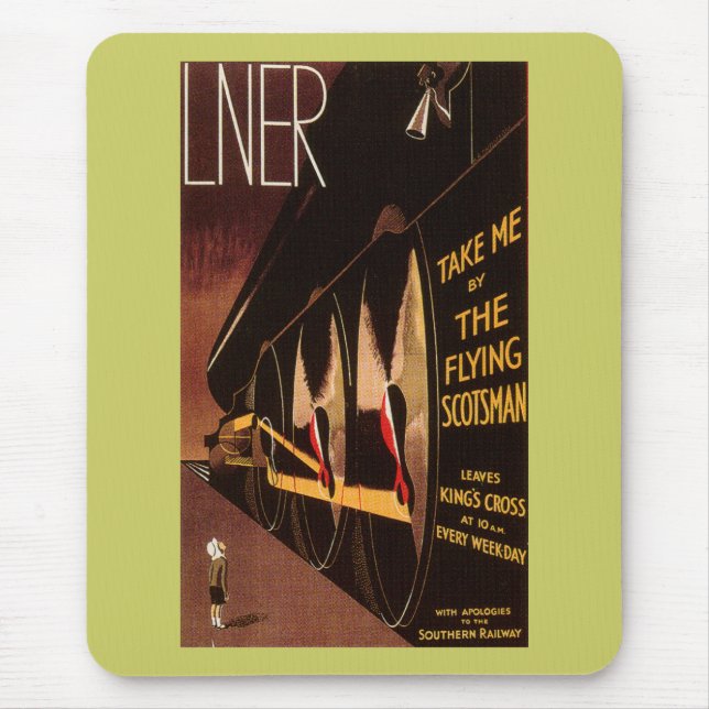 LNER Flying Scotsman Mouse Mat (Front)