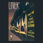 LNER The Flying Scotsman Vintage Travel Poster<br><div class="desc">This product features LNER The Flying Scotsman vintage travel poster artwork. 
 
 Like this design,  but you want to tweak it? Just click on "Customise" to add text or adjust things to your liking.</div>