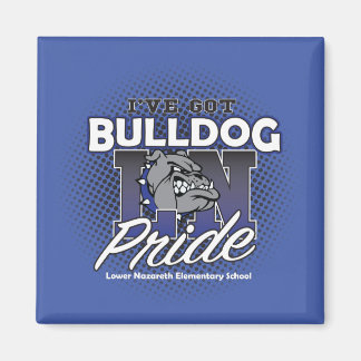 LNES Bulldog Pride Refrigerator Magnet