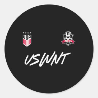 Lo’eau Labonta 11 Navy Uswnt Officially Licensed Classic Round Sticker
