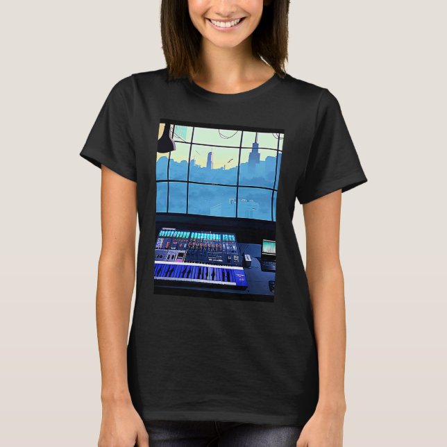 Lo fi hip hop chillhop chill beats aesthetics  100 T-Shirt (Front)