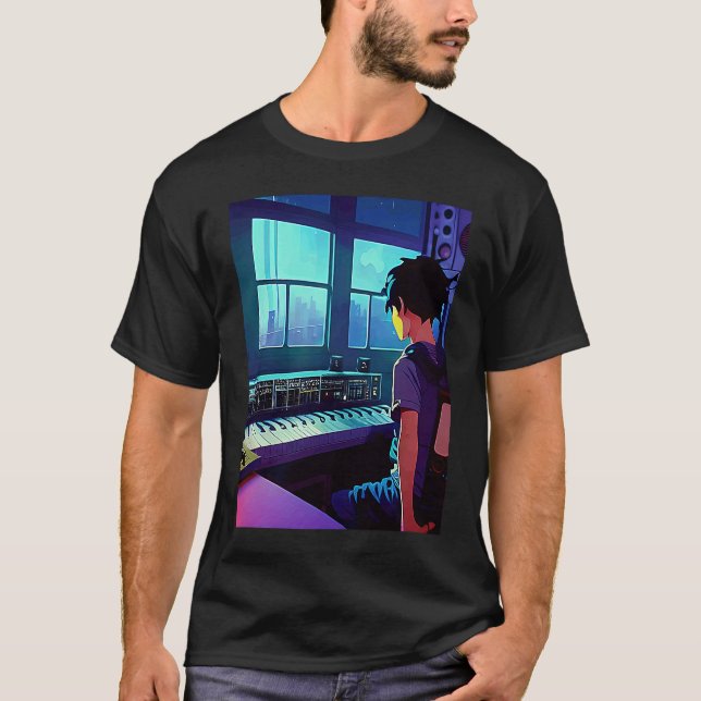 Lo fi hip hop chillhop chill beats aesthetics  101 T-Shirt (Front)