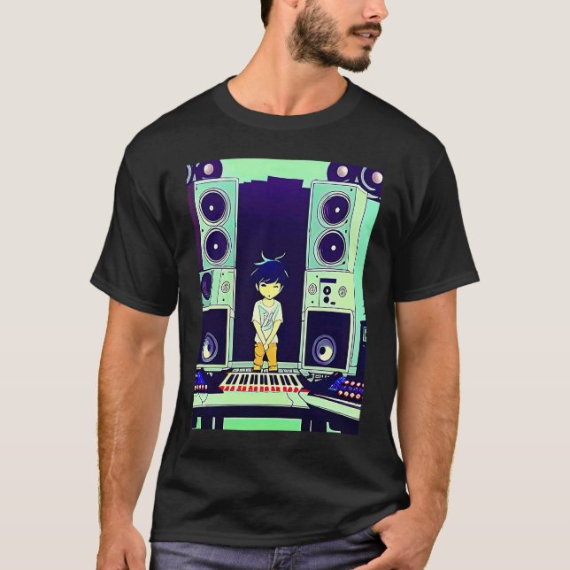 Lo fi hip hop chillhop chill beats aesthetics  105 T-Shirt (Front)