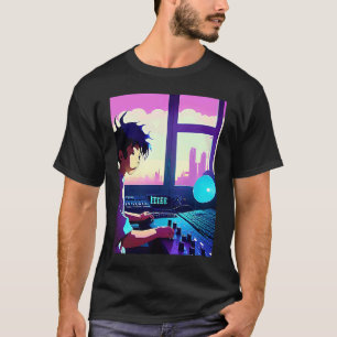 Lo fi hip hop chillhop chill beats aesthetics 108 T-Shirt