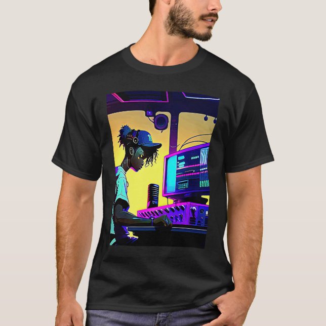 Lo fi hip hop chillhop chill beats aesthetics  10 T-Shirt (Front)