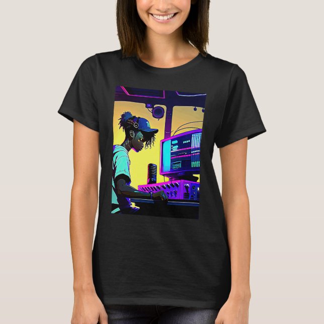 Lo fi hip hop chillhop chill beats aesthetics  10 T-Shirt (Front)
