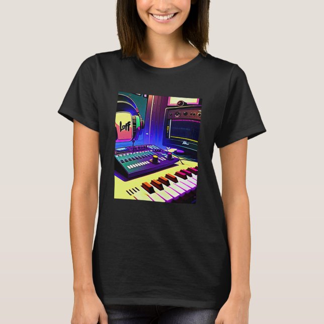Lo fi hip hop chillhop chill beats aesthetics  11 T-Shirt (Front)