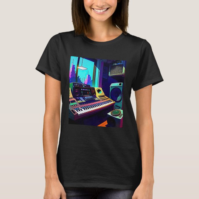 Lo fi hip hop chillhop chill beats aesthetics 13 T-Shirt (Front)