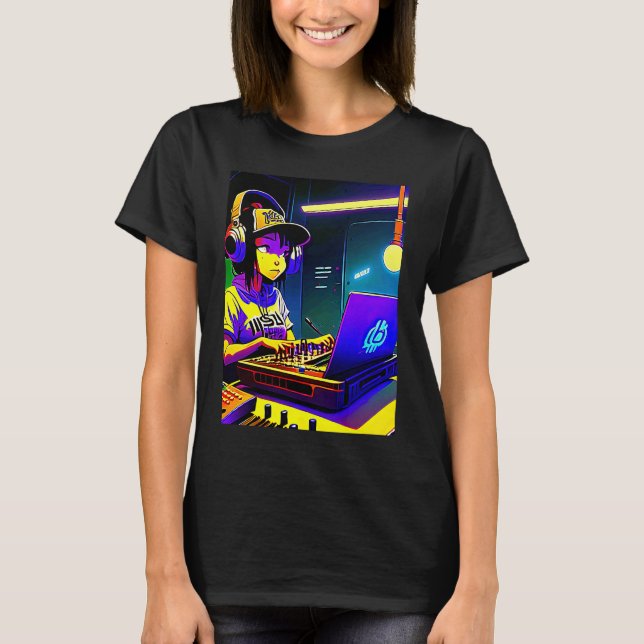 Lo fi hip hop chillhop chill beats aesthetics  15 T-Shirt (Front)