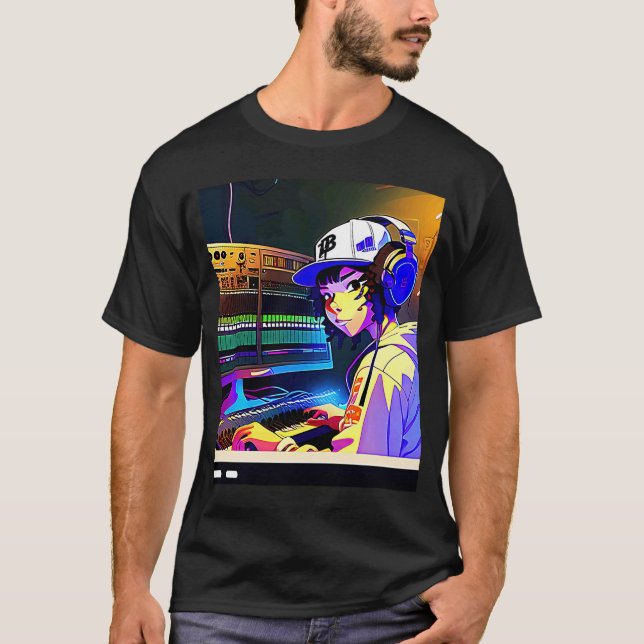 Lo fi hip hop chillhop chill beats aesthetics  17 T-Shirt (Front)