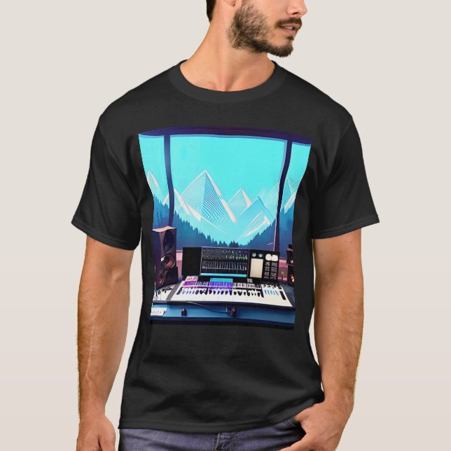 Lo fi hip hop chillhop chill beats aesthetics  18 T-Shirt (Front)