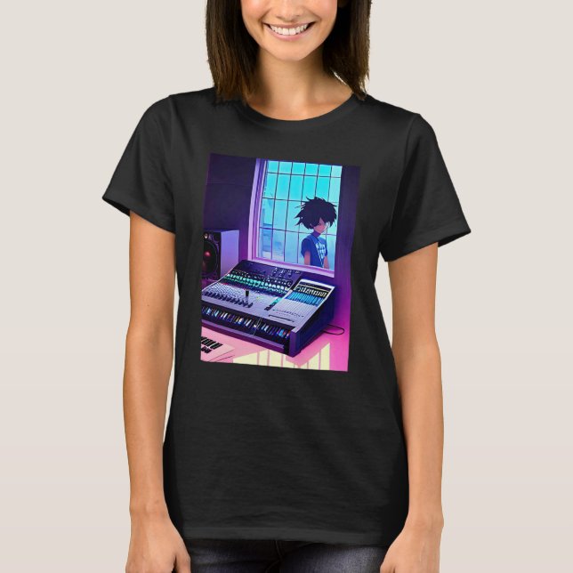 Lo fi hip hop chillhop chill beats aesthetics  2 T-Shirt (Front)