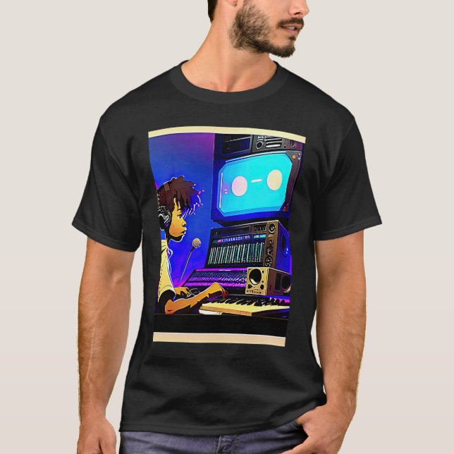 Lo fi hip hop chillhop chill beats aesthetics  40 T-Shirt (Front)