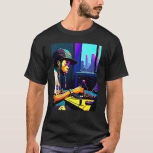 Lo fi hip hop chillhop chill beats aesthetics  4 T-Shirt