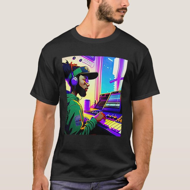 Lo fi hip hop chillhop chill beats aesthetics  5 T-Shirt (Front)