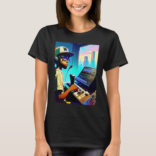 Lo fi hip hop chillhop chill beats aesthetics  69 T-Shirt (Front)