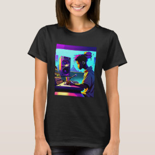 Lo fi hip hop chillhop chill beats aesthetics  7 T-Shirt