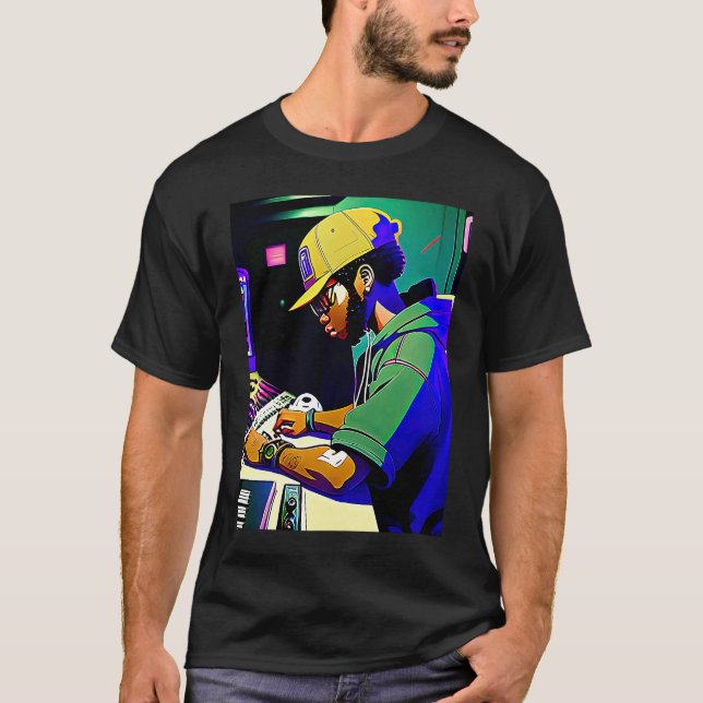 Lo fi hip hop chillhop chill beats aesthetics  7 T-Shirt (Front)