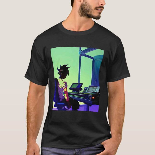 Lo fi hip hop chillhop chill beats aesthetics 7 T-Shirt (Front)