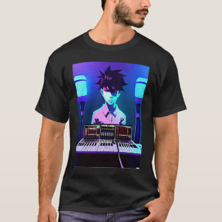 Lo fi hip hop chillhop chill beats boy aesthetics  T-Shirt