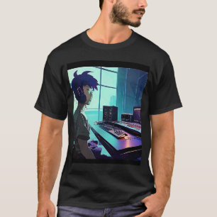 Lo fi hip hop chillhop chill beats boy aesthetics  T-Shirt